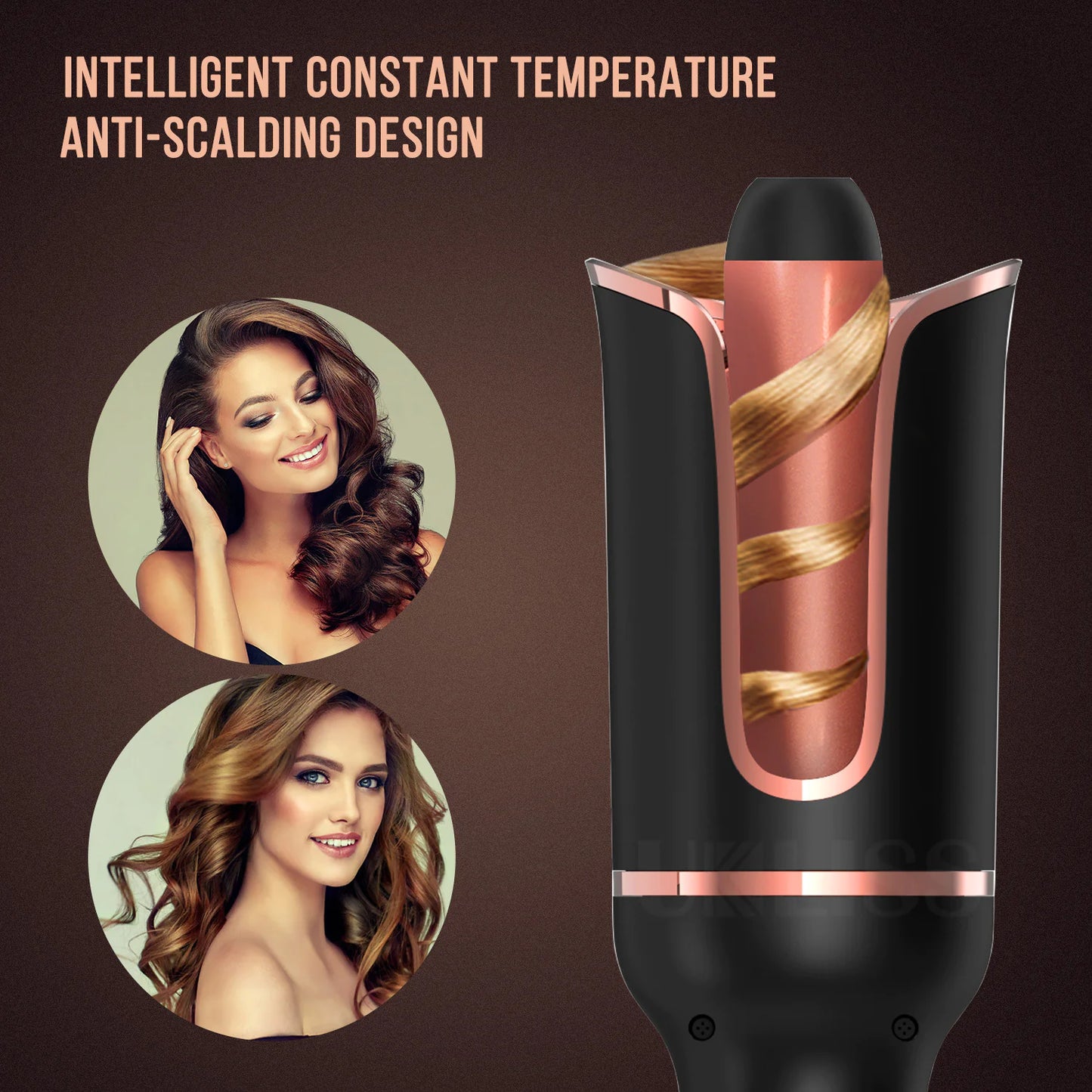 Automatic Rotating Ionic Hair Curler