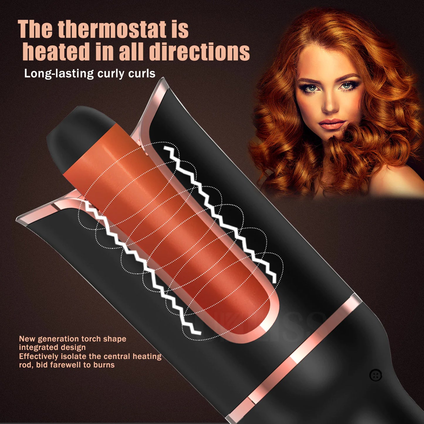 Automatic Rotating Ionic Hair Curler